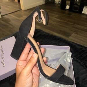 Madden Girl Black Heels